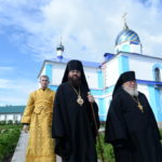 Архипастырское богослужение на епархиальные торжества в Покровском мужском монастыре