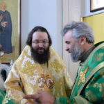 Архипастырское богослужение на епархиальные торжества в Покровском мужском монастыре